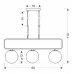 Люстра Candellux Jove 60x110 см Латунь (33-01573) Люстра Candellux Jove 60x110 см Латунь (33-01573)