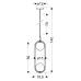 Люстра Candellux Cordel 18.5x140 см Чорний (32-10155) Люстра Candellux Cordel 18.5x140 см Чорний (32-10155)