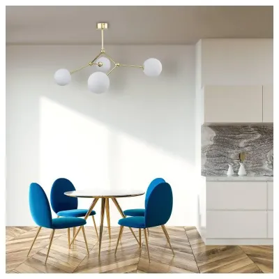 Люстра TK Lighting Fairy 49x42 см Золотисто-белый (TK6470) Люстра TK Lighting Fairy 49x42 см Золотисто-белый (TK6470)