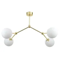 Люстра TK Lighting Fairy 49x42 см Золотисто-білий (TK6470) Люстра TK Lighting Fairy 49x42 см Золотисто-білий (TK6470)