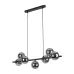 Люстра TK Lighting Estera 27x153 см Графитово-черный (TK5666)