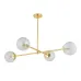 Люстра TK Lighting Cadix 73x61 см Золотистий (TK4605)