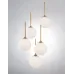 Люстра Nova Luce Cantona 40x180 см Біло-золотистий (Nova9960614)