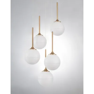 Люстра Nova Luce Cantona 40x180 см Біло-золотистий (Nova9960614)