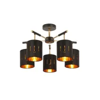 Люстра WunderLicht Om1615 54.5x34 см Чорно-золотистий (OM1615-45) Люстра WunderLicht Om1615 54.5x34 см Чорно-золотистий (OM1615-45)