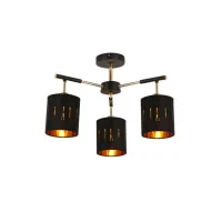 Люстра WunderLicht Om1615 54.5x34 см Черно-золотистый (OM1615-43)