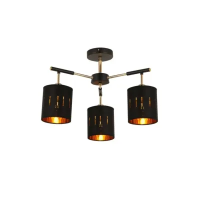Люстра WunderLicht Om1615 54.5x34 см Черно-золотистый (OM1615-43)