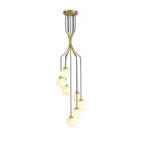 Люстра WunderLicht Mf6731 45x145 см Золотистий (MF6731-47) Люстра WunderLicht Mf6731 45x145 см Золотистий (MF6731-47)