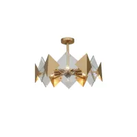 Люстра WunderLicht K5727 65x40 см Золотистий (K5727-46) Люстра WunderLicht K5727 65x40 см Золотистий (K5727-46)