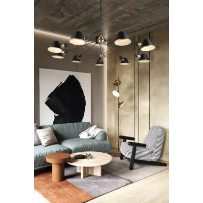 Люстра Laguna Lighting 426 120x100 см Черно-латунный (42663-09)