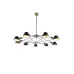 Люстра Laguna Lighting 426 120x100 см Черно-латунный (42663-09)