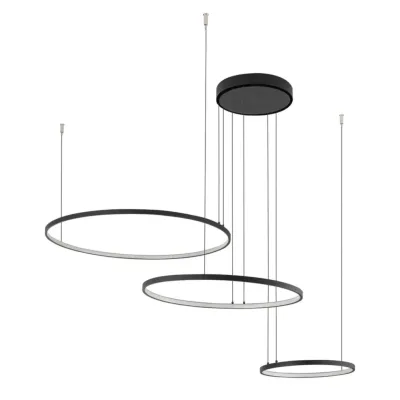 Люстра Nowodvorski Circolo Led 60x125x140 см Чорний (Now10867) Люстра Nowodvorski Circolo Led 60x125x140 см Чорний (Now10867)