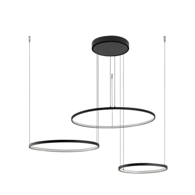 Люстра Nowodvorski Circolo Led 60x125x140 см Чорний (Now10867)