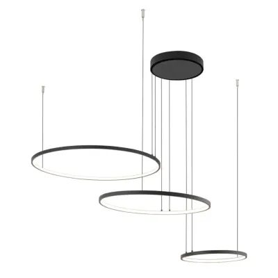 Люстра Nowodvorski Circolo Led 60x125x140 см Черный (Now10817) Люстра Nowodvorski Circolo Led 60x125x140 см Черный (Now10817)