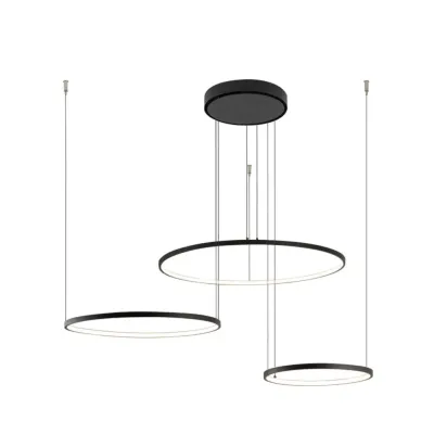 Люстра Nowodvorski Circolo Led 60x125x140 см Черный (Now10817) Люстра Nowodvorski Circolo Led 60x125x140 см Черный (Now10817)