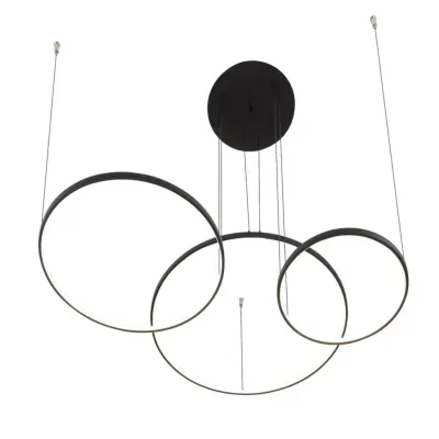 Люстра Nowodvorski Circolo Led 60x125x140 см Черный (Now10817) Люстра Nowodvorski Circolo Led 60x125x140 см Черный (Now10817)