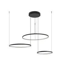 Люстра Nowodvorski Circolo Led 60x125x140 см Чорний (Now10817) Люстра Nowodvorski Circolo Led 60x125x140 см Чорний (Now10817)