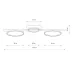 Люстра Nowodvorski Circolo Led 30x100x12 см Черный (Now10816)