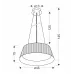 Люстра Candellux Umbria 45x145 см Черный (31-24183) Люстра Candellux Umbria 45x145 см Черный (31-24183)