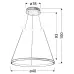 Люстра Candellux Lune 40x100 см Серебристый (31-64646) Люстра Candellux Lune 40x100 см Серебристый (31-64646)
