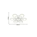 Люстра WunderLicht Kk3915 64.6x9 см Белый (KK3915-46) Люстра WunderLicht Kk3915 64.6x9 см Белый (KK3915-46)
