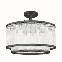 Люстра Zuma Line Sergio 41.5x41.5x32 см Черный (ZuC0528-05H-P7AC)