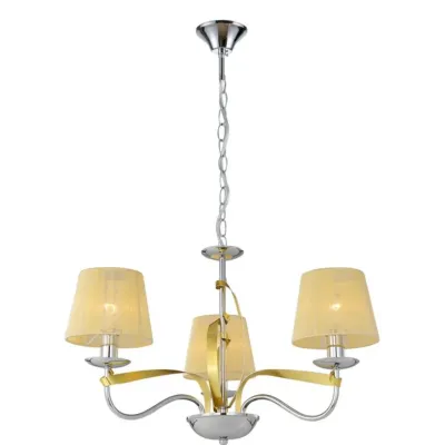 Люстра Candellux Diva 60x100 см Золотисто-сріблястий (33-55057)
