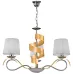Люстра Candellux Denis 68x100 см Золотисто-серебристый (33-23421)