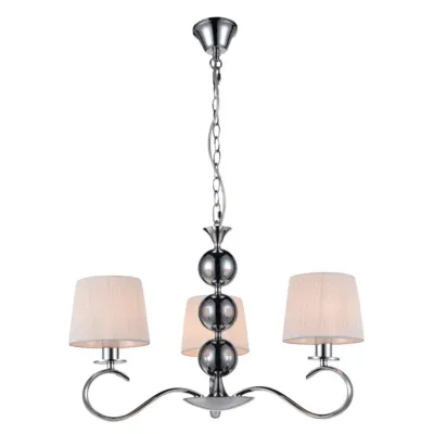 Люстра Candellux Clara 60x110 см Біло-сріблястий (33-21618)