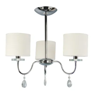 Люстра Candellux Estera 58x56 см Прозоро-сріблястий (33-11664)