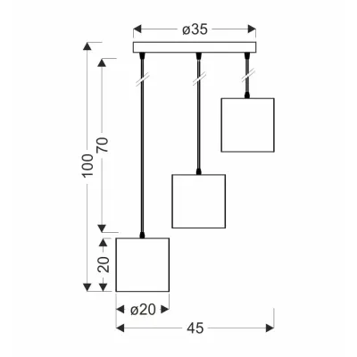 Люстра Candellux Atlanta 45x100 см Белый (33-00682) Люстра Candellux Atlanta 45x100 см Белый (33-00682)