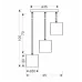 Люстра Candellux Atlanta 45x100 см Белый (33-00682) Люстра Candellux Atlanta 45x100 см Белый (33-00682)