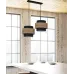 Люстра Candellux Twin 55x100 см Чорний (32-17888)