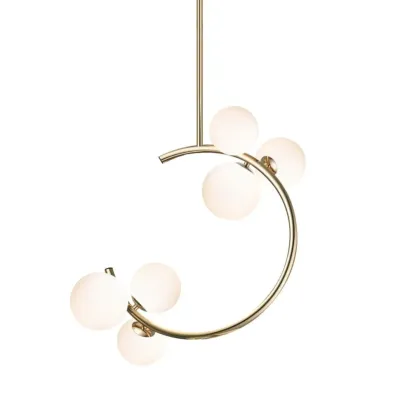 Люстра Zuma Line Molecule 54x27x134 см Золотистий (ZuP0454-06Q-F7AA)