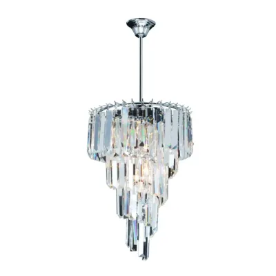 Хрустальная люстра WunderLicht K4217 42x114 см Прозрачный (K4217-46)