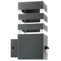Вуличний світильник Polux Teksas 12x9x20 см Сірий (Pol317667)