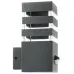 Вуличний світильник Polux Teksas 12x9x20 см Сірий (Pol317667)