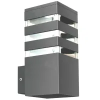 Вуличний світильник Polux Teksas 12x9x20 см Сірий (Pol316165)