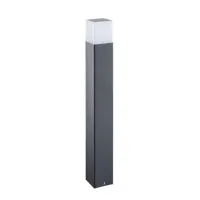 Парковый столбик Kanlux Vadra 8.2x8.2x80 см Антрацит-белый (Kan29013)