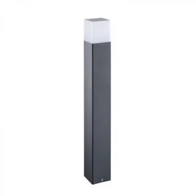 Парковый столбик Kanlux Vadra 8.2x8.2x80 см Антрацит-белый (Kan29013)