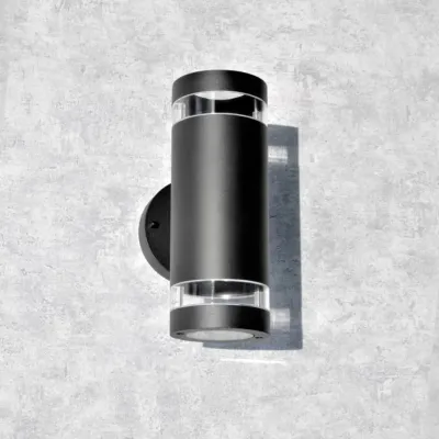 Уличный светильник Polux Rino 15.5x10.5x23 см Черный (Pol323996)