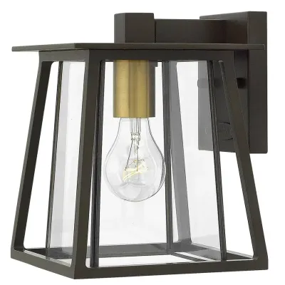Вуличне бра Hinkley Lighting Walker 19x24.1 см Бронзово-коричневий (HK-WALKER2-S)
