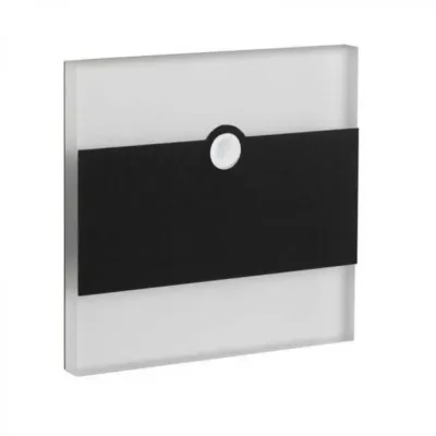 Світильник сходовий Kanlux Terra 7.5x7.5x2.3 см Чорний (Kan29860)
