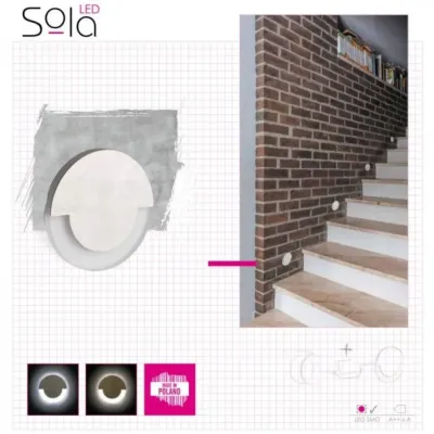 Светильник ступенчатый Kanlux Sola 0.7 см Серебристый (Kan23804)