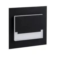 Светильник ступенчатый Kanlux Sabik 7.5x2.3x7.5 см Черный (Kan29855)