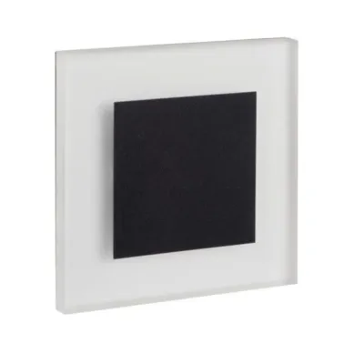 Світильник сходовий Kanlux Apus 7.5x2.3x7.5 см Чорний (Kan26539)