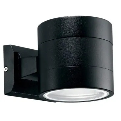 Вуличний настінний світильник Ideal Lux Snif Nero 11x11 см Чорний (id061450)