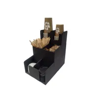 Барный органайзер Luxyart 1020 ДВП 27,5х18х26,5 см Черный (DN-200)