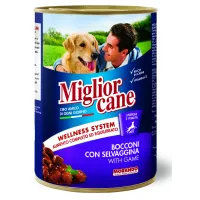 Вологий корм Morando Migliorcane для дорослих собак у вигляді шматочків з дичиною 405 г Вологий корм Morando Migliorcane для дорослих собак у вигляді шматочків з дичиною 405 г