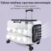 Контейнер-валіза для перенесення домашніх тварин CosmoPet CP-305 з коліщатками 44х55х39 см Чорний (3_06692)